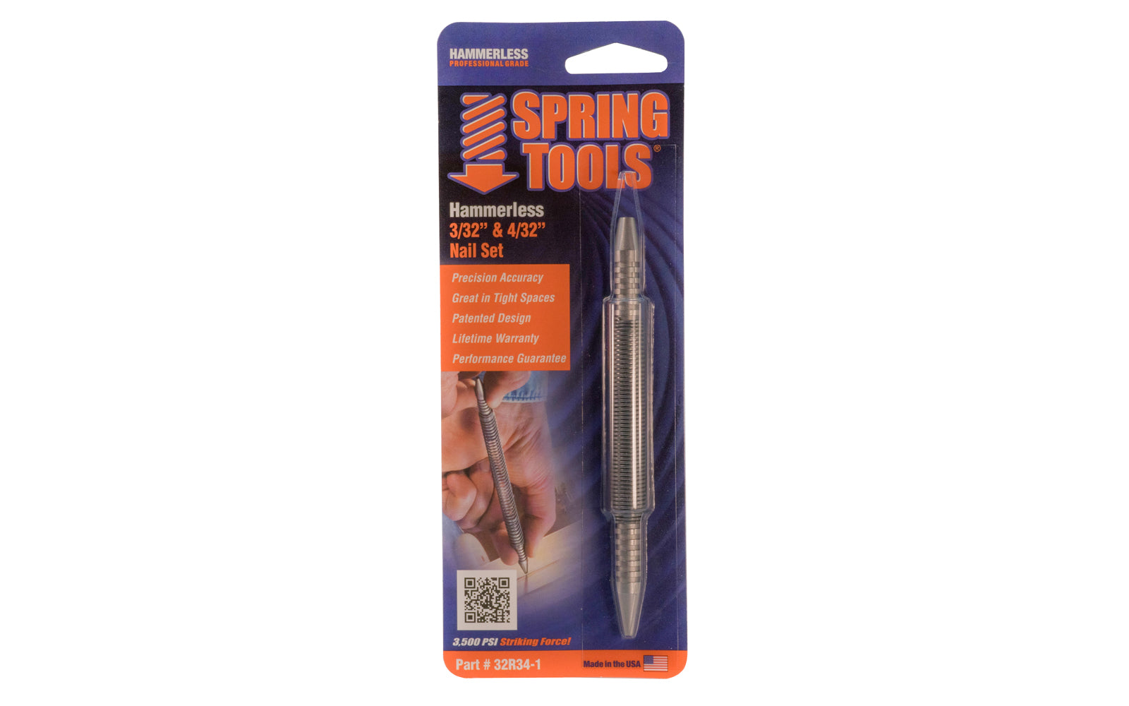 Noxon Hammerless 3/32″ & 4/32″ Nail Set