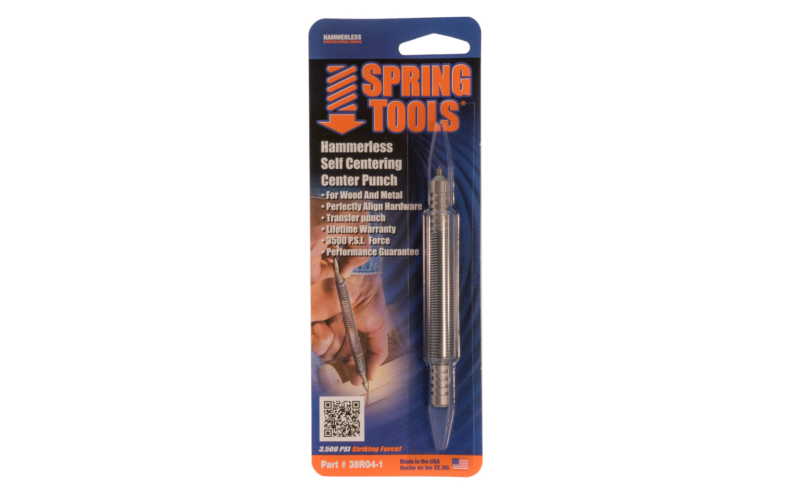 Noxon Hammerless Self-Centering Center Punch