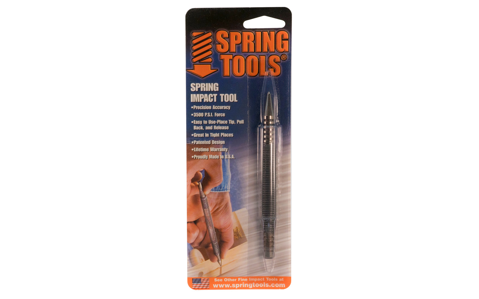 Noxon Spring Impact Center Punch Tool