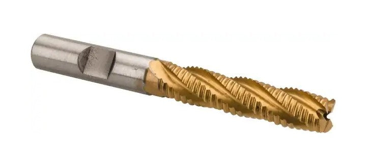 47-525-1 M-42 Cobalt TiN Coated Roughing End Mill 3/8″ x 3-3/16″ OAL