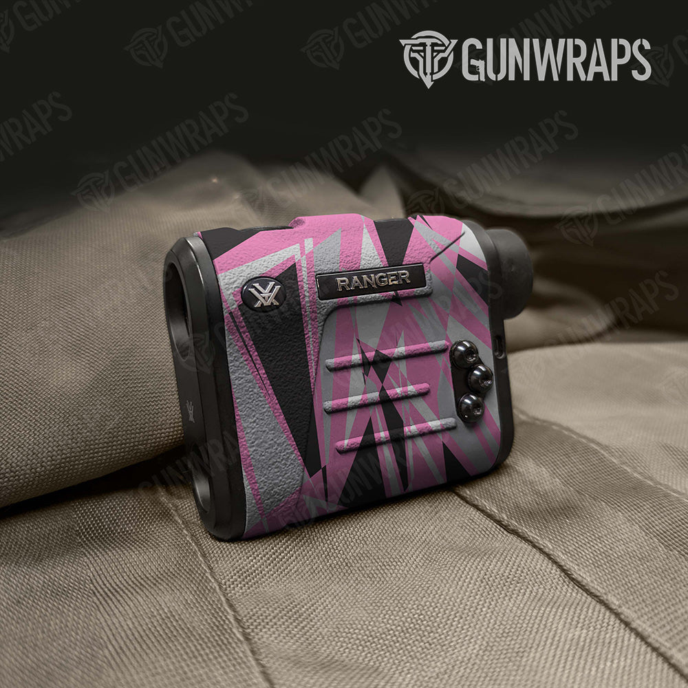 Rangefinder Sharp Pink Tiger Camo Gear Skin Vinyl Wrap