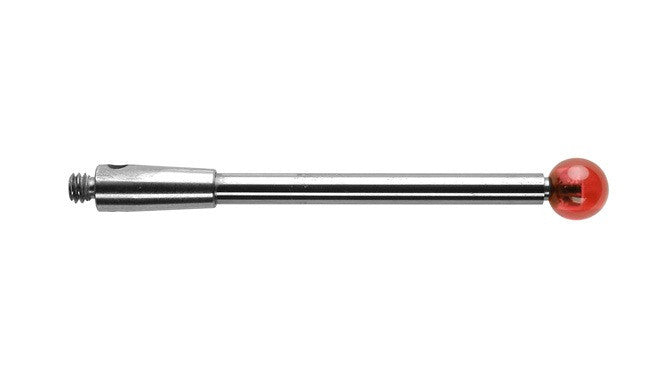 4mm x 30mm CMM Ruby Stylus Carbide Stem M2