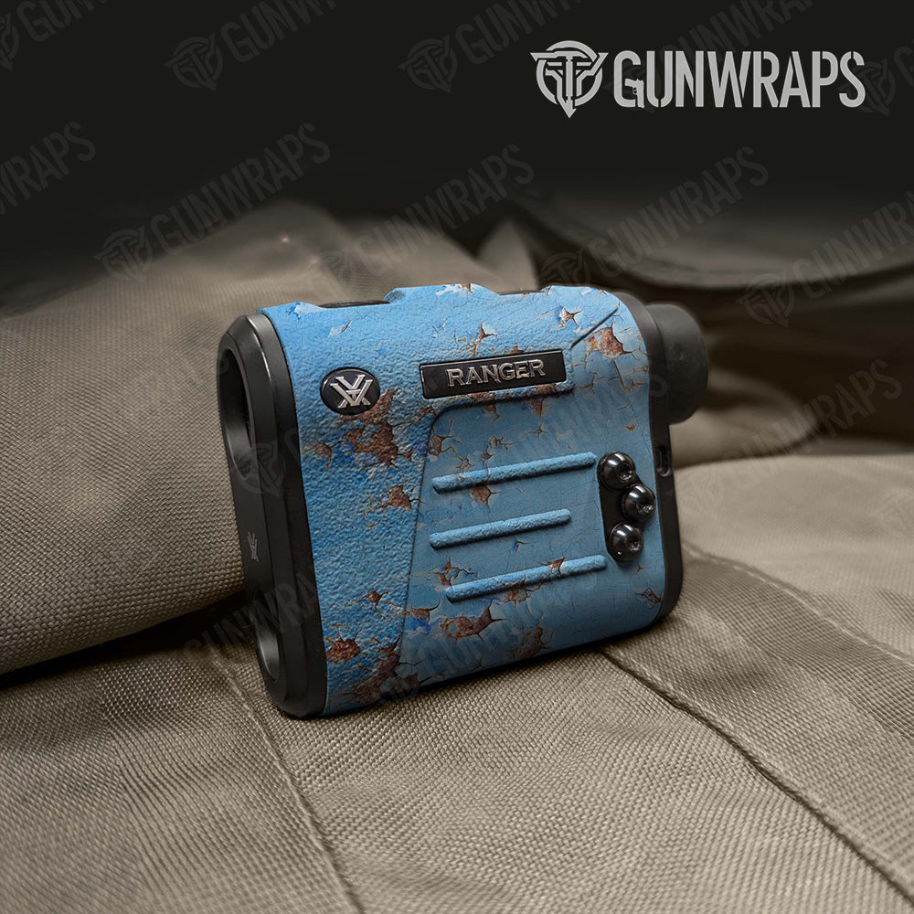 Rangefinder Rust 3D Baby Blue Gear Skin Vinyl Wrap