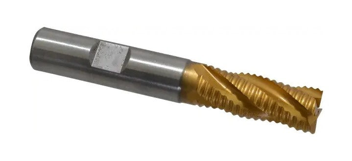 47-528-5 M-42 Cobalt TiN Coated Roughing End Mill 1/2″ x 3.25″ OAL