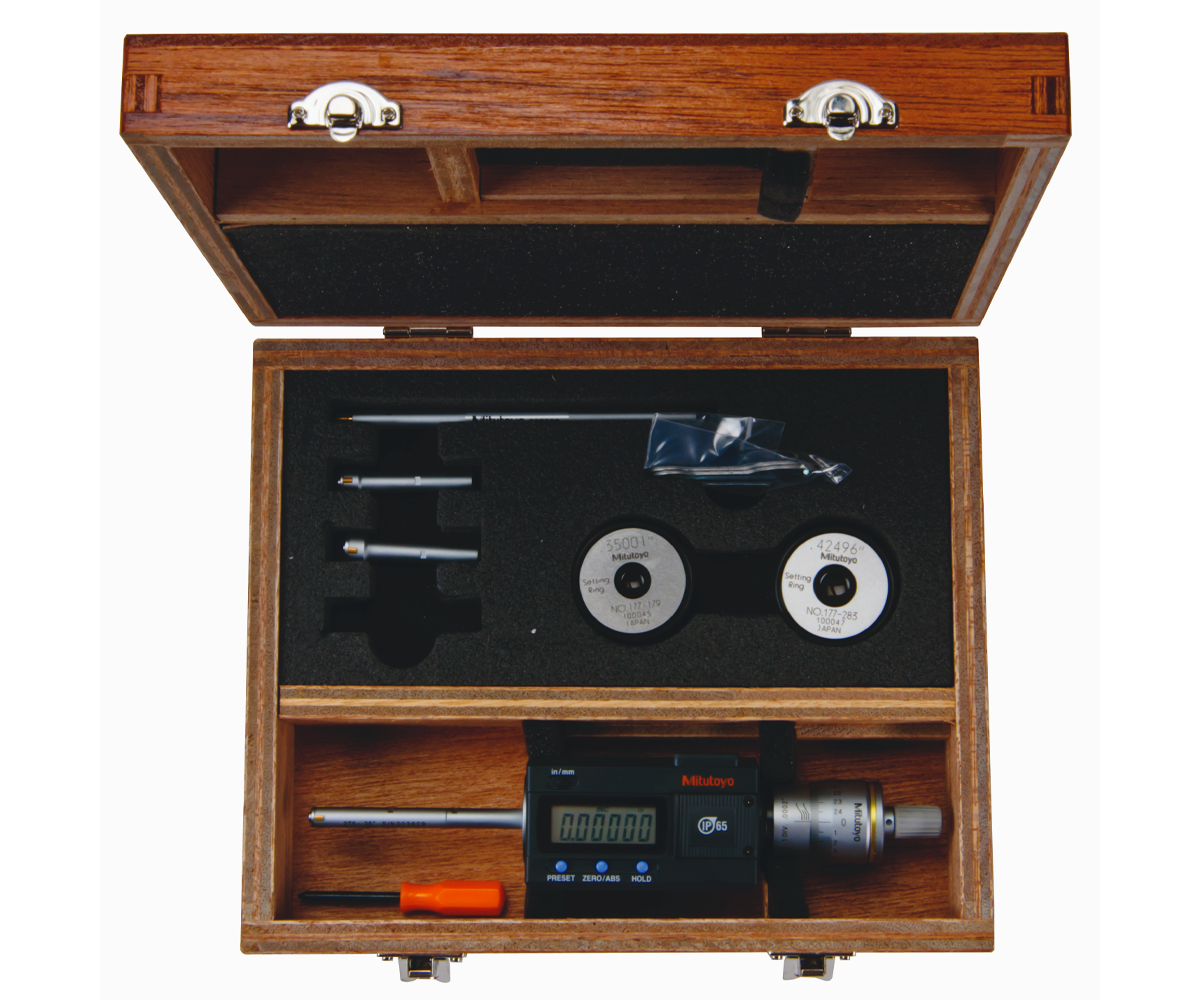468-976 Mitutoyo Digimatic Holtest 3 Head Set, .275-.500″
