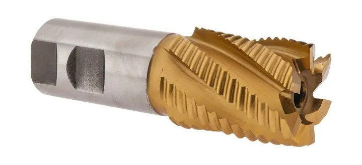 47-554-1 M-42 Cobalt TiN Coated Roughing End Mill 1.5″ x 4.5″ OAL