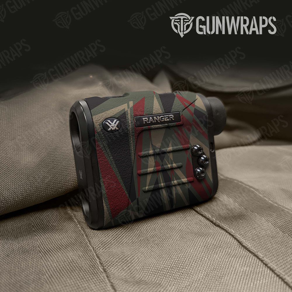 Rangefinder Sharp Militant Red Camo Gear Skin Vinyl Wrap