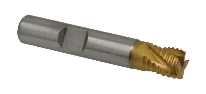 47-648-1 M-42 Cobalt TiN Coated Roughing End Mill 3/8″ x 2-5/32″ OAL