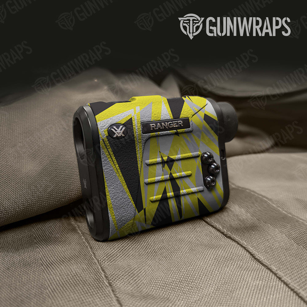 Rangefinder Sharp Yellow Tiger Camo Gear Skin Vinyl Wrap
