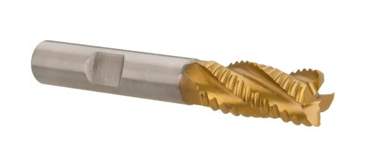 47-651-5 M-42 Cobalt TiN Coated Roughing End Mill 7/16′ x 2-11/16 OAL