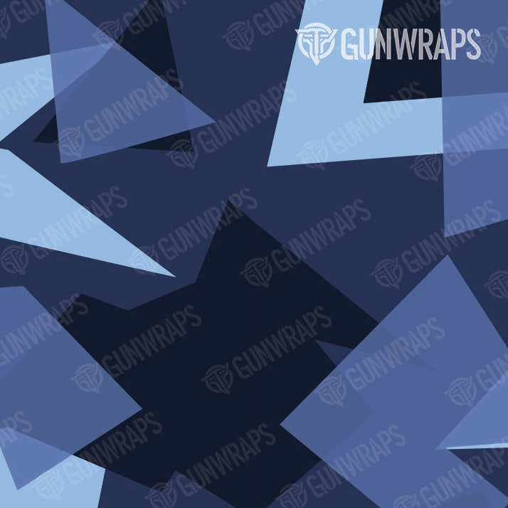 Rangefinder Shattered Blue Urban Night Camo Gear Skin Vinyl Wrap