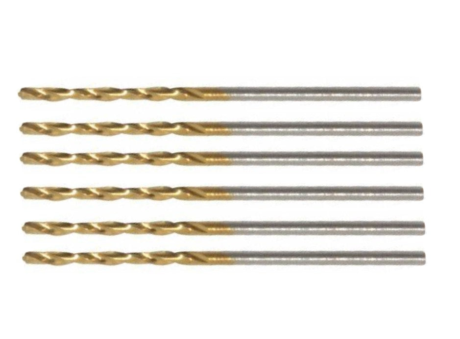 48-197-8 TiN Coated Drill Bit 1/16″ x 1-7/8″, 12 pcs