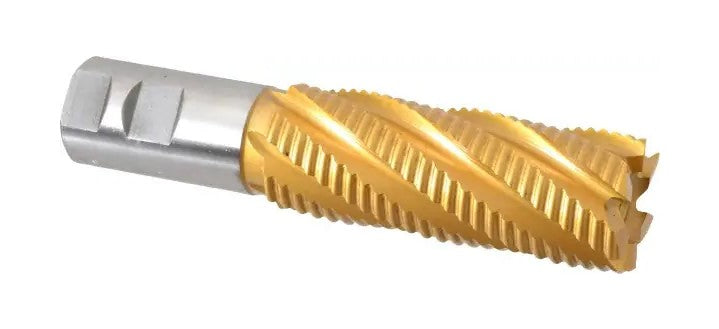 47-555-8 M-42 Cobalt TiN Coated Roughing End Mill 1.5″ x 6.5″ OAL