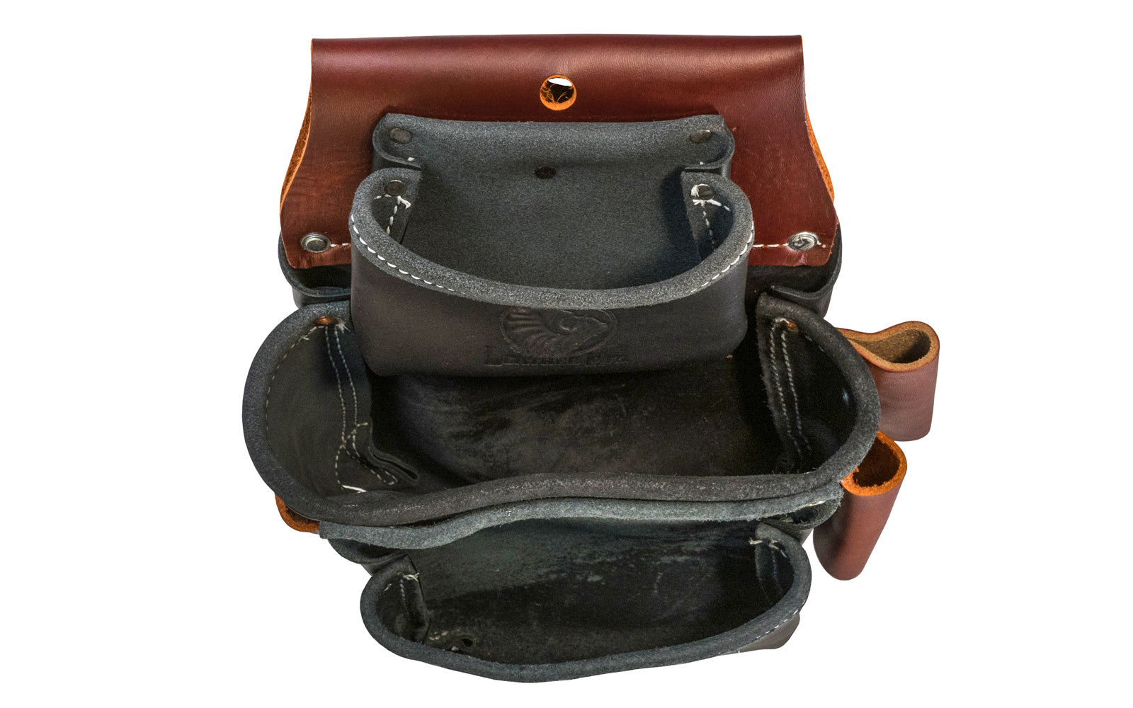 Occidental Leather 3-Pouch “Pro Fastener” Bag – Black ~ B5060