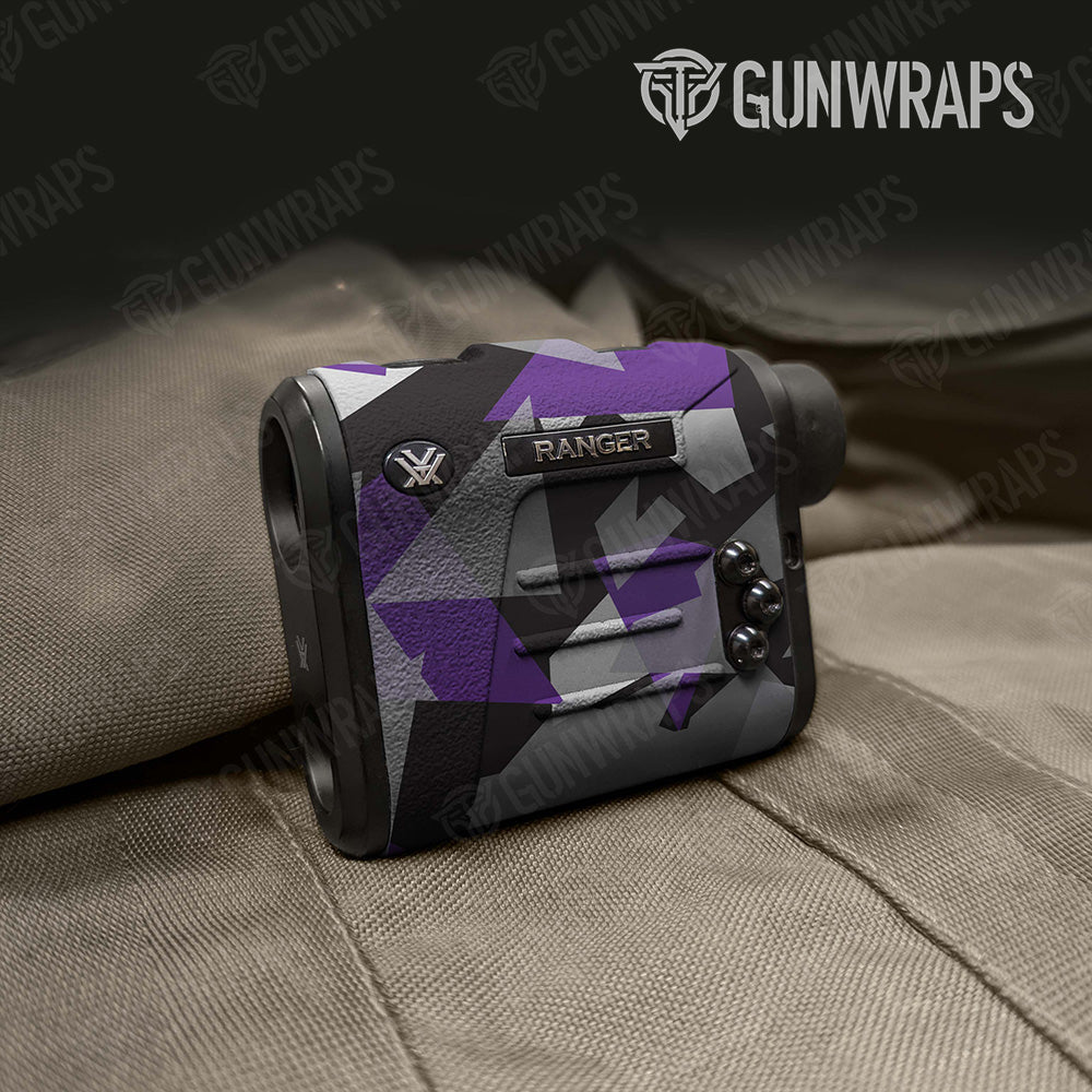 Rangefinder Shattered Purple Tiger Camo Gear Skin Vinyl Wrap