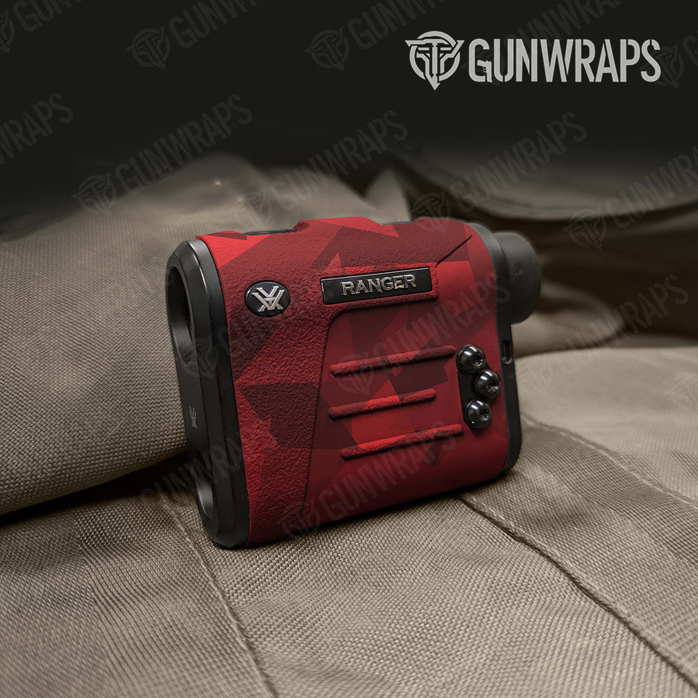 Rangefinder Shattered Elite Red Camo Gear Skin Vinyl Wrap