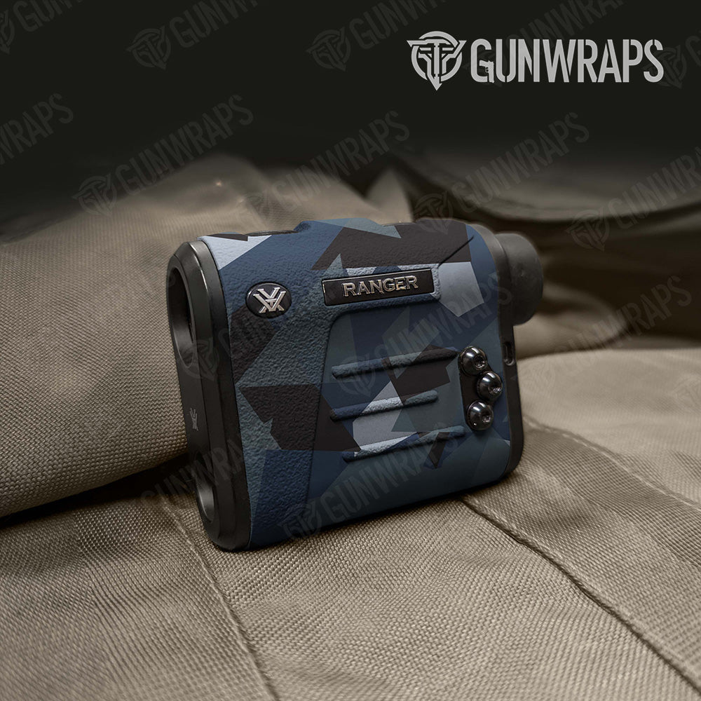 Rangefinder Shattered Navy Camo Gear Skin Vinyl Wrap