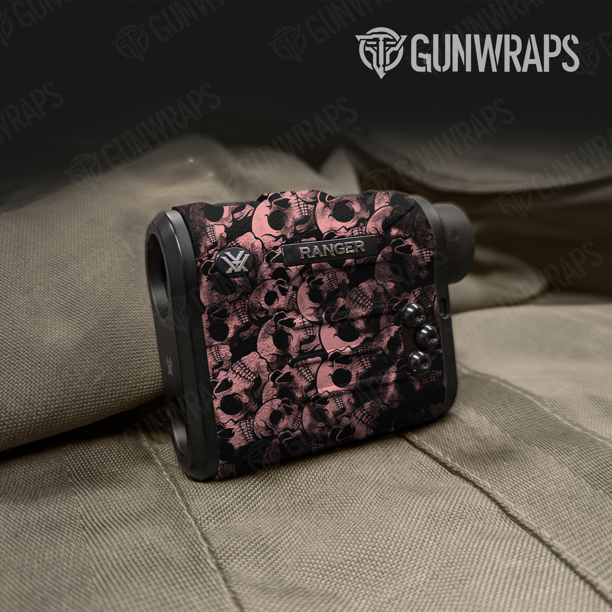 Rangefinder Skull Salmon Gun Skin Vinyl Wrap Discount