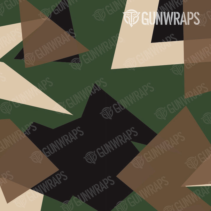 Rangefinder Shattered Woodland Camo Gear Skin Vinyl Wrap