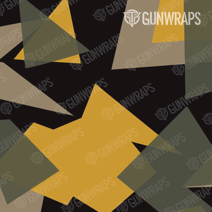 Rangefinder Shattered Militant Yellow Camo Gear Skin Vinyl Wrap