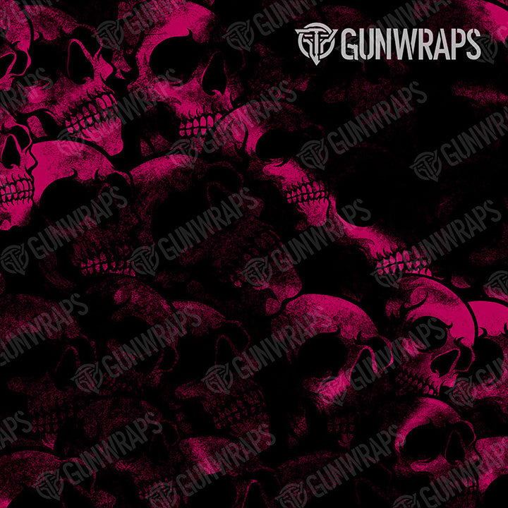 Rangefinder Skull Magenta Gun Skin Vinyl Wrap Sale