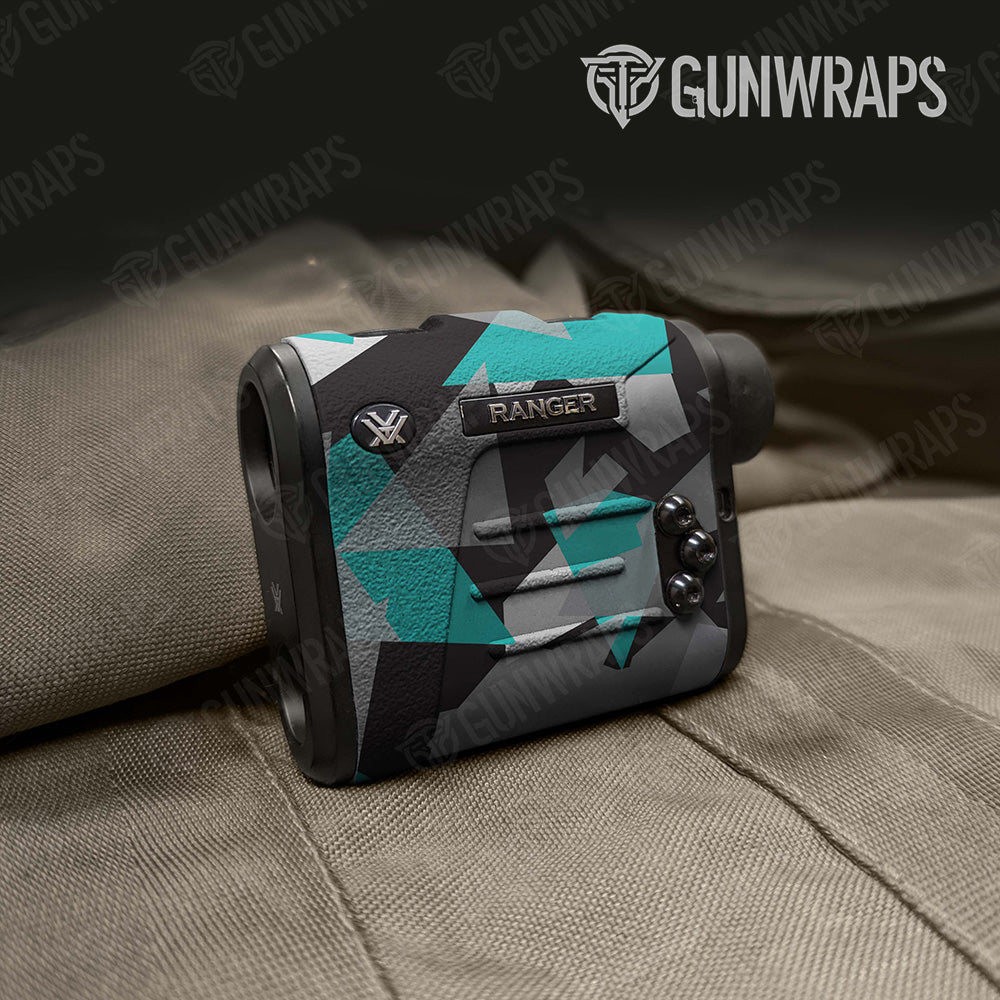 Rangefinder Shattered Tiffany Blue Tiger Camo Gear Skin Vinyl Wrap