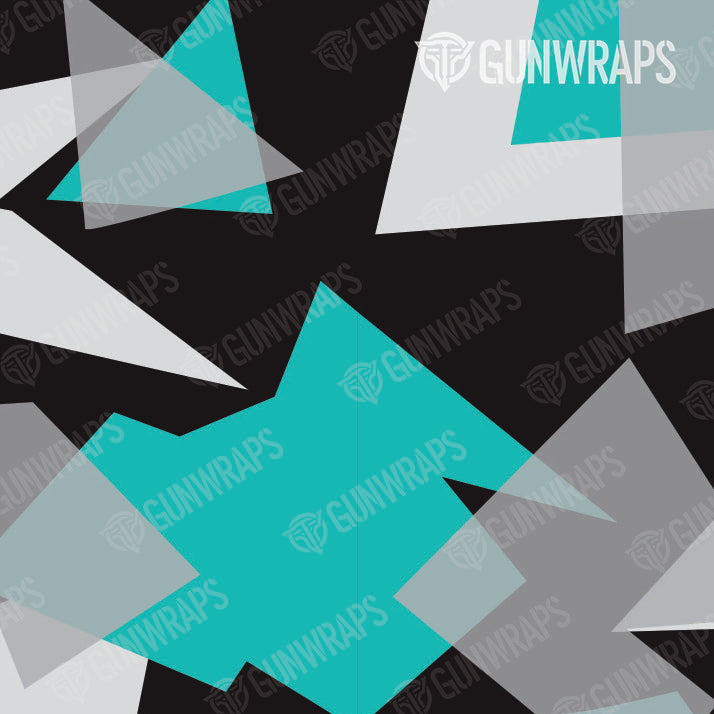 Rangefinder Shattered Tiffany Blue Tiger Camo Gear Skin Vinyl Wrap