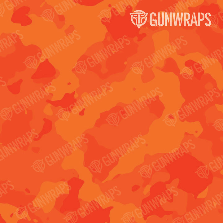 Rifle Cumulus Elite Orange Camo Gun Skin Vinyl Wrap