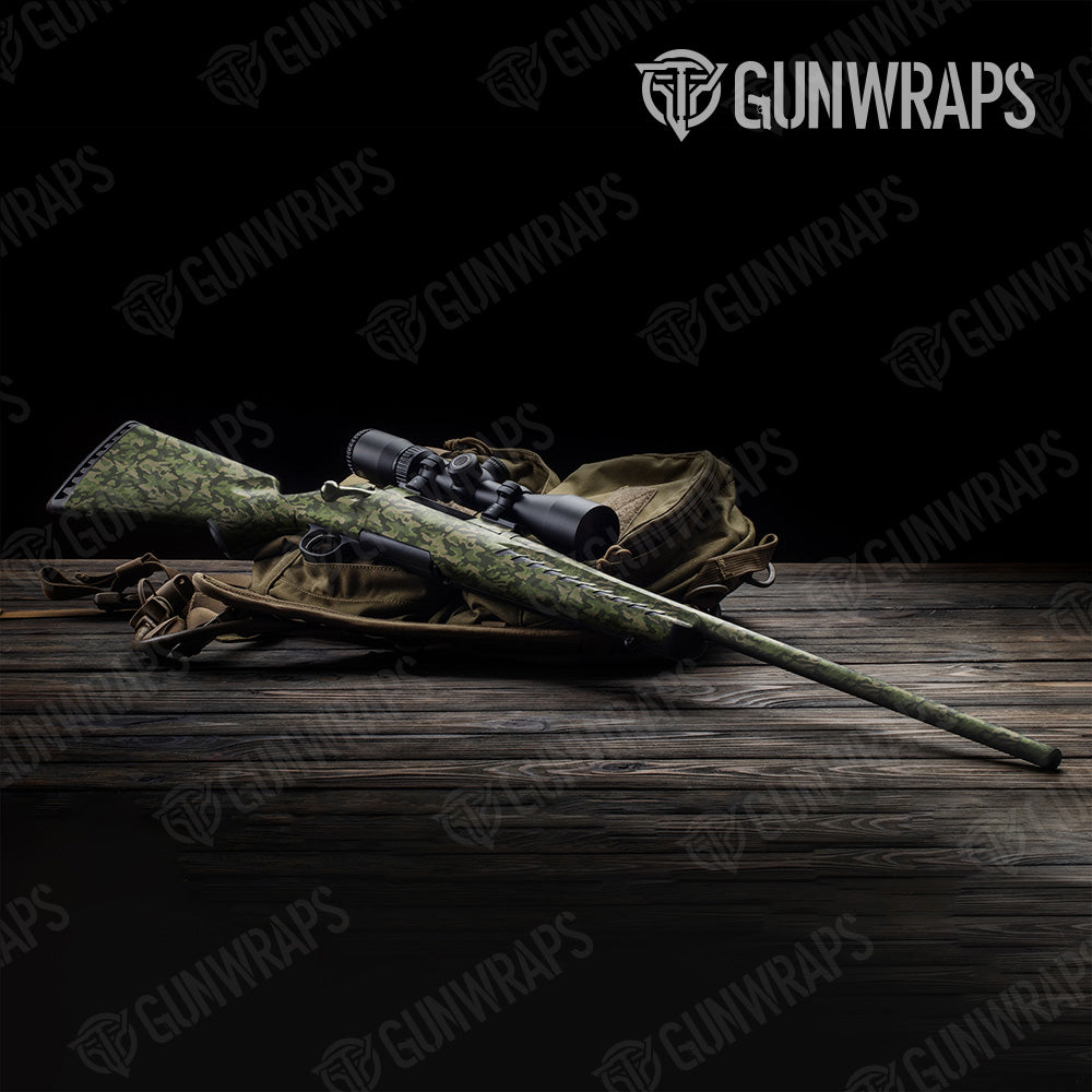 Rifle Classic Army Green Camo Gun Skin Vinyl Wrap