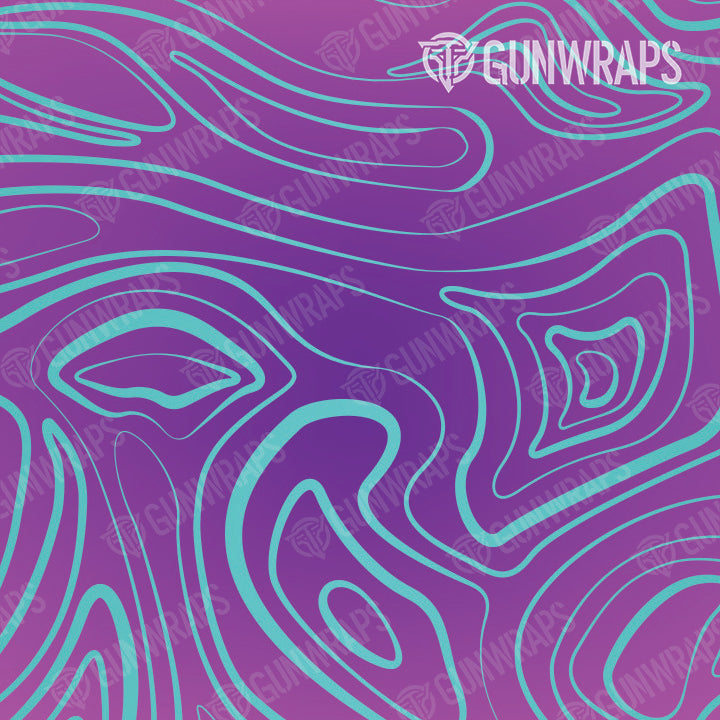 Rifle Damascus Aurora Gun Skin Vinyl Wrap