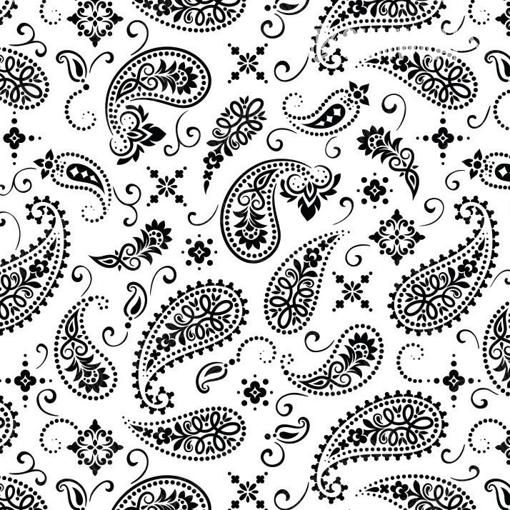 Rifle Bandana White & Black Gun Skin Vinyl Wrap on Sale