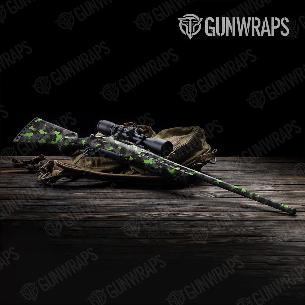 Rifle Cumulus Metro Green Camo Gun Skin Vinyl Wrap