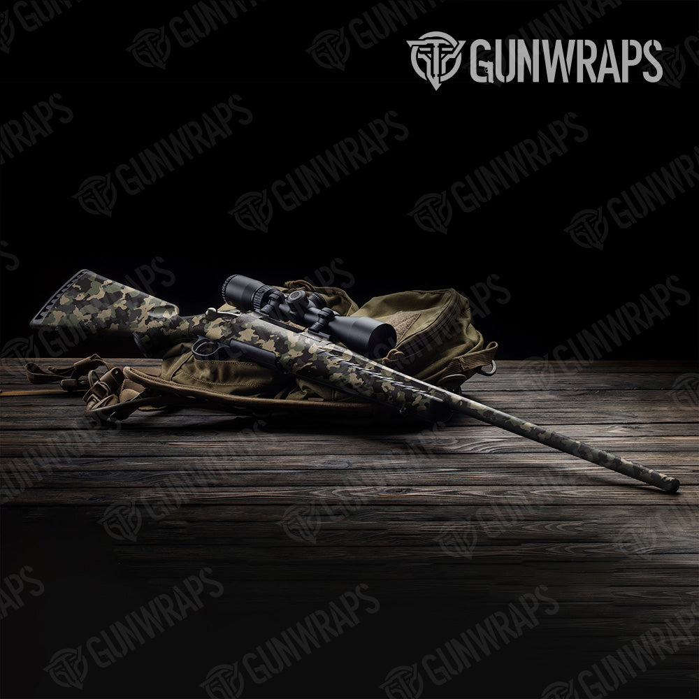 Rifle Cumulus Militant Charcoal Camo Gun Skin Vinyl Wrap