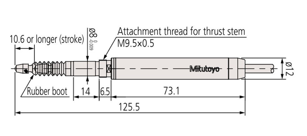 542-187 Mitutoyo Linear Gage 0.4″ Range, .00002″ Res