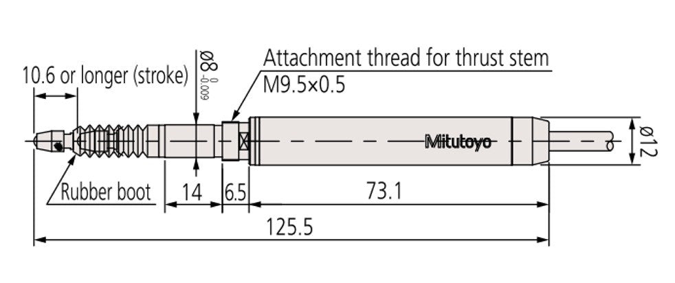 542-186 Mitutoyo Linear Gage 0.4″ Range, .00005″ Res