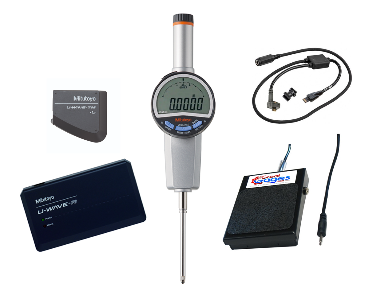 543-737B-UW Mitutoyo Digital Indicator to PC U-Wave Wireless Package, 2″ Range, .0005″ Resolution Fashion
