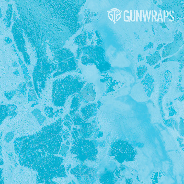 Rifle Realtree WAV3 Light Blue Camo Gun Skin Vinyl Wrap Sale
