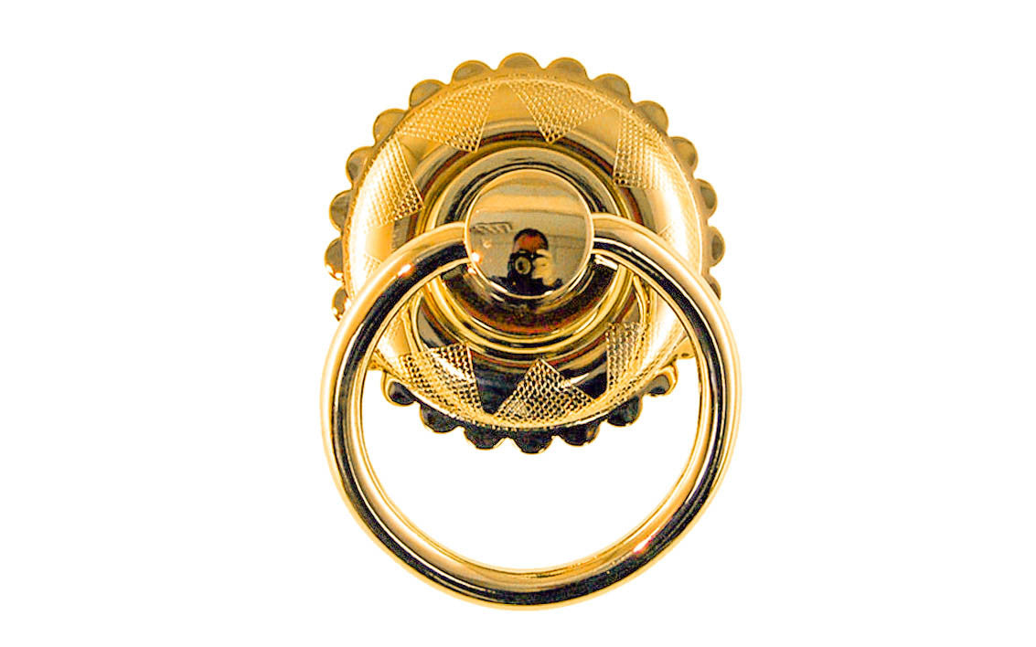 Solid Brass Drop Ring Pull