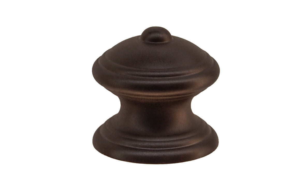 Solid Brass Finial Knob ~ 1-1/4″ Diameter