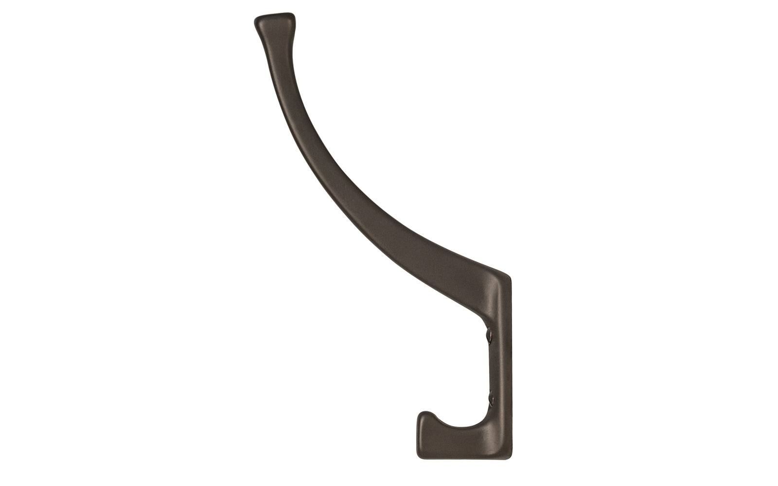 Solid Brass Hall Tree Hook ~ Oil Rubbed Bronze Finish