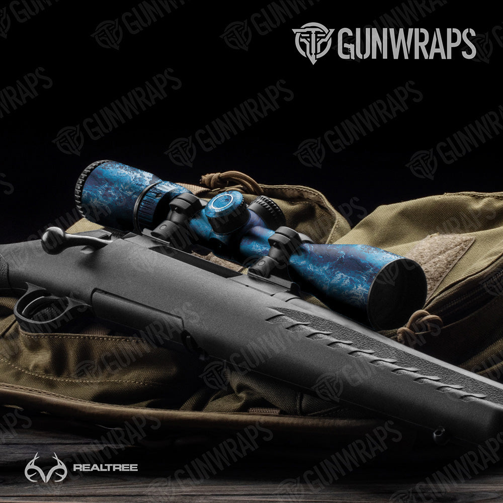 Scope Realtree XTREME Dark Blue Camo Gear Skin Vinyl Wrap Sale