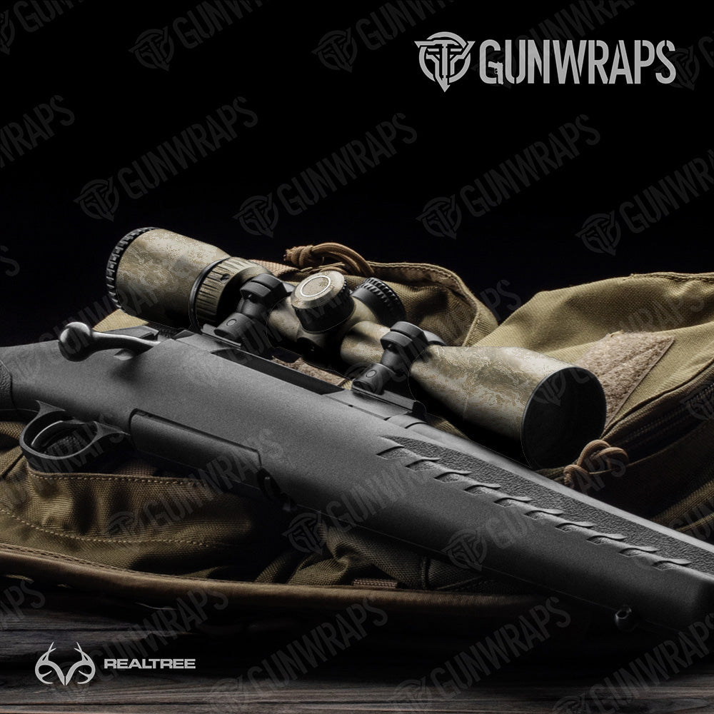 Scope Realtree XTREME Sandstone Camo Gear Skin Vinyl Wrap