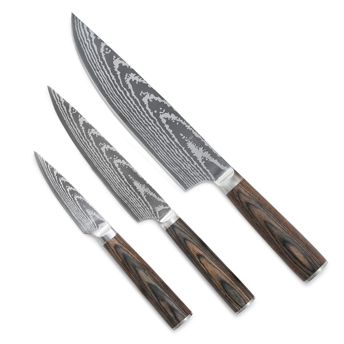 Bobby Flay by GreenPan Stainless Steel 3-Piece Knife Set Discount