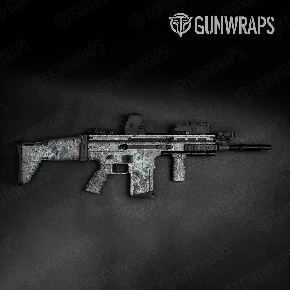 Tactical Stone Emperador Rose Marble Gun Skin Vinyl Wrap