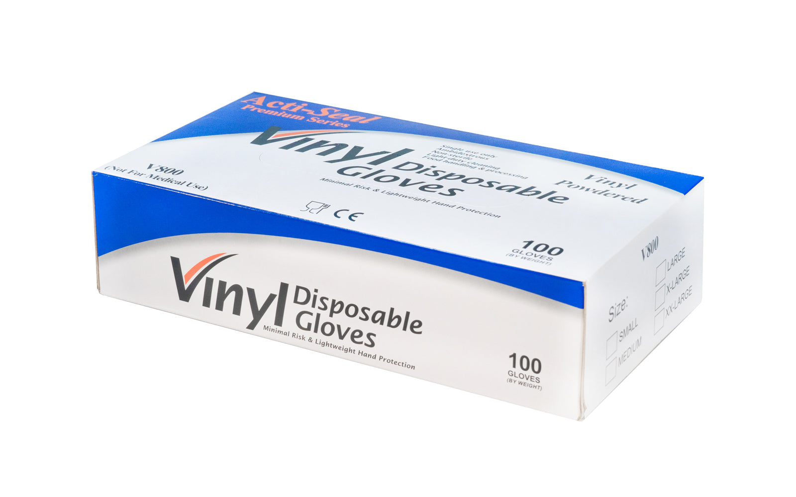 Vinyl Powdered Disposable Gloves ~ 100 Gloves Online Hot Sale