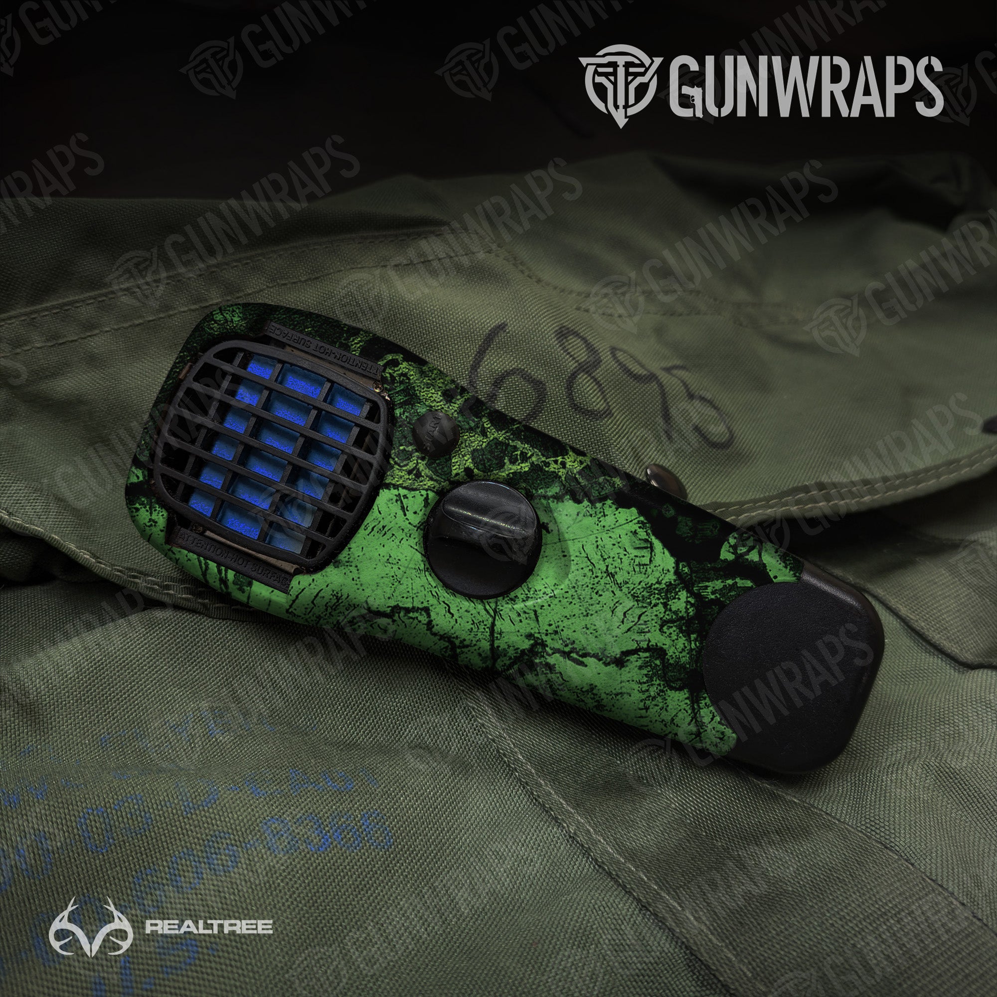Thermacell Realtree WAV3 Monster Camo Gear Skin Vinyl Wrap Online now