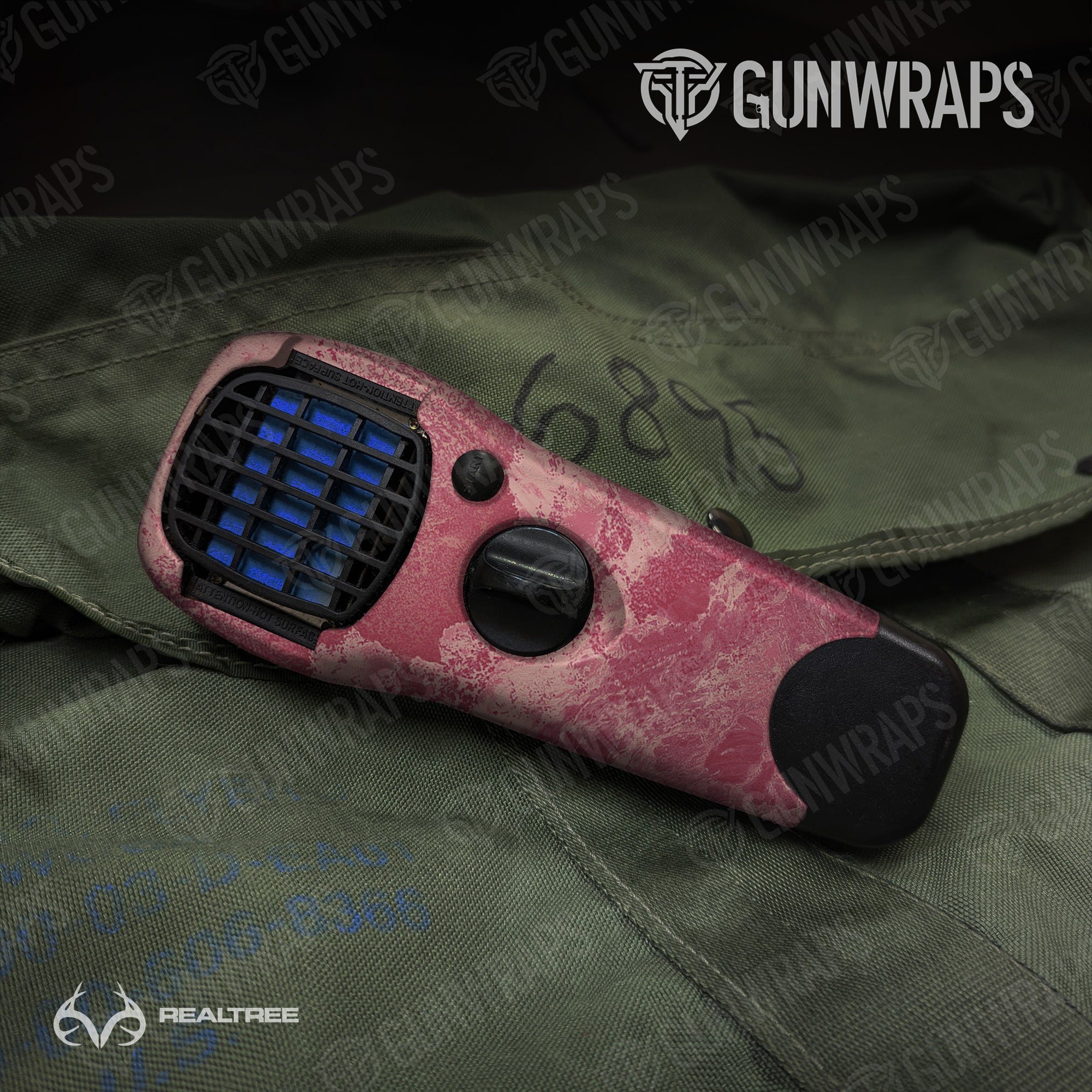 Thermacell Realtree XTREME Coral Camo Gear Skin Vinyl Wrap