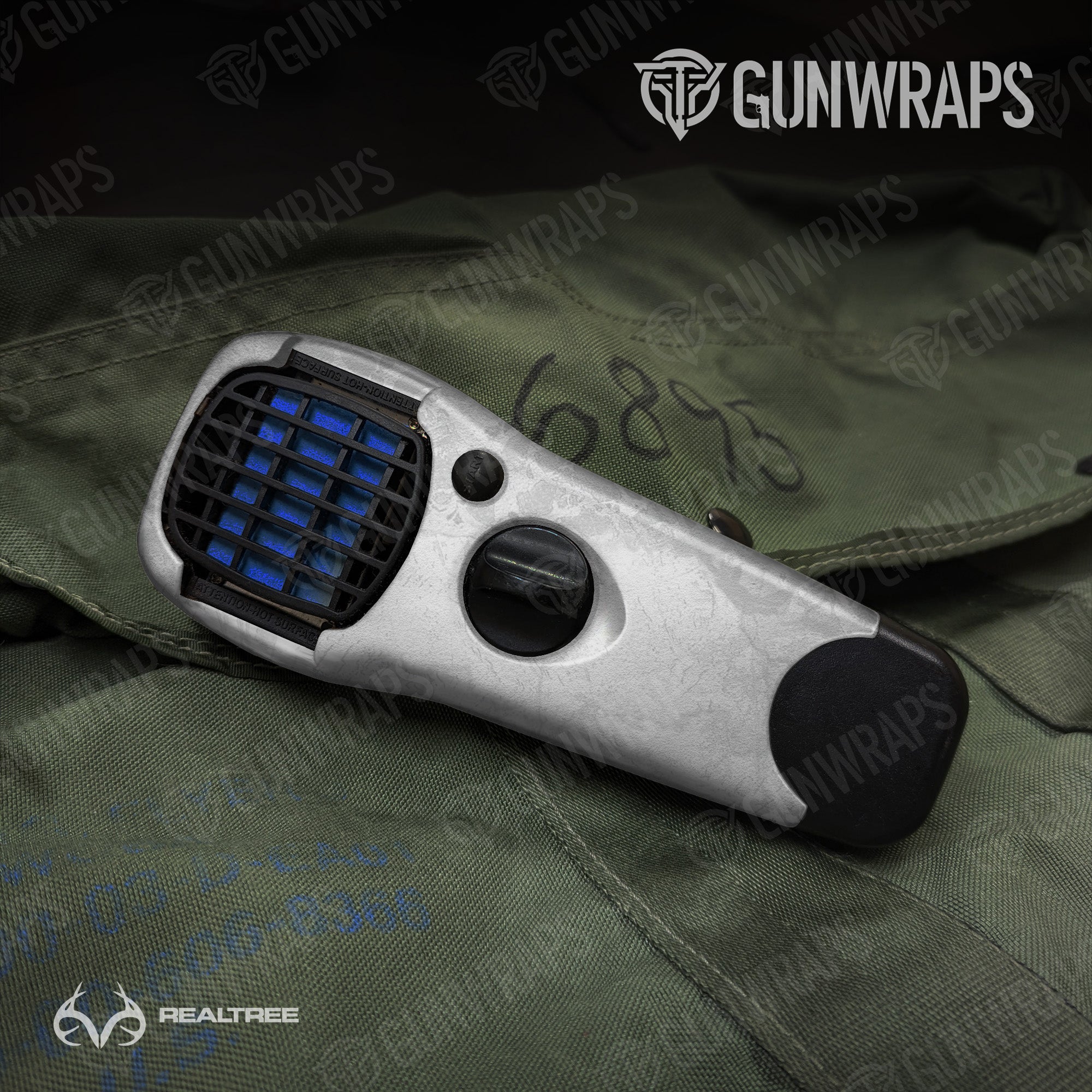 Thermacell Realtree WAV3 White Camo Gear Skin Vinyl Wrap