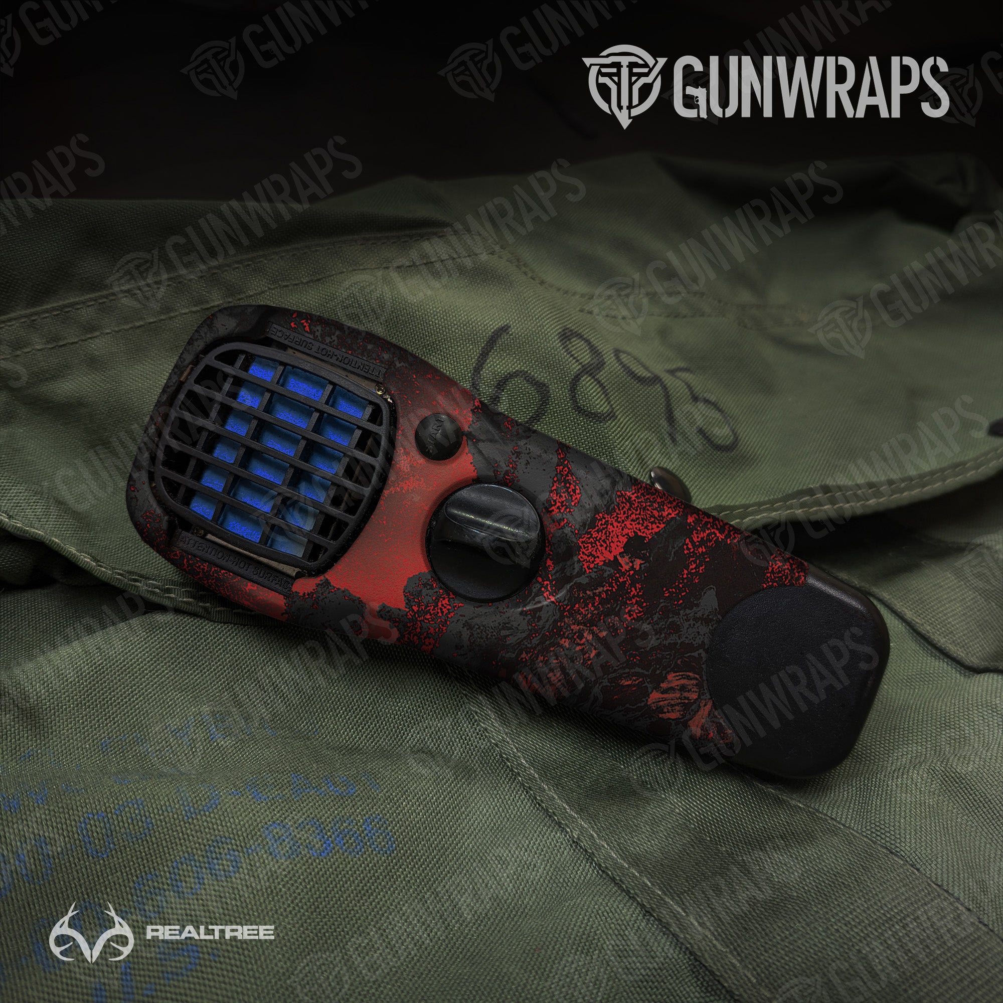 Thermacell Realtree XTREME Lava Camo Gear Skin Vinyl Wrap Online now
