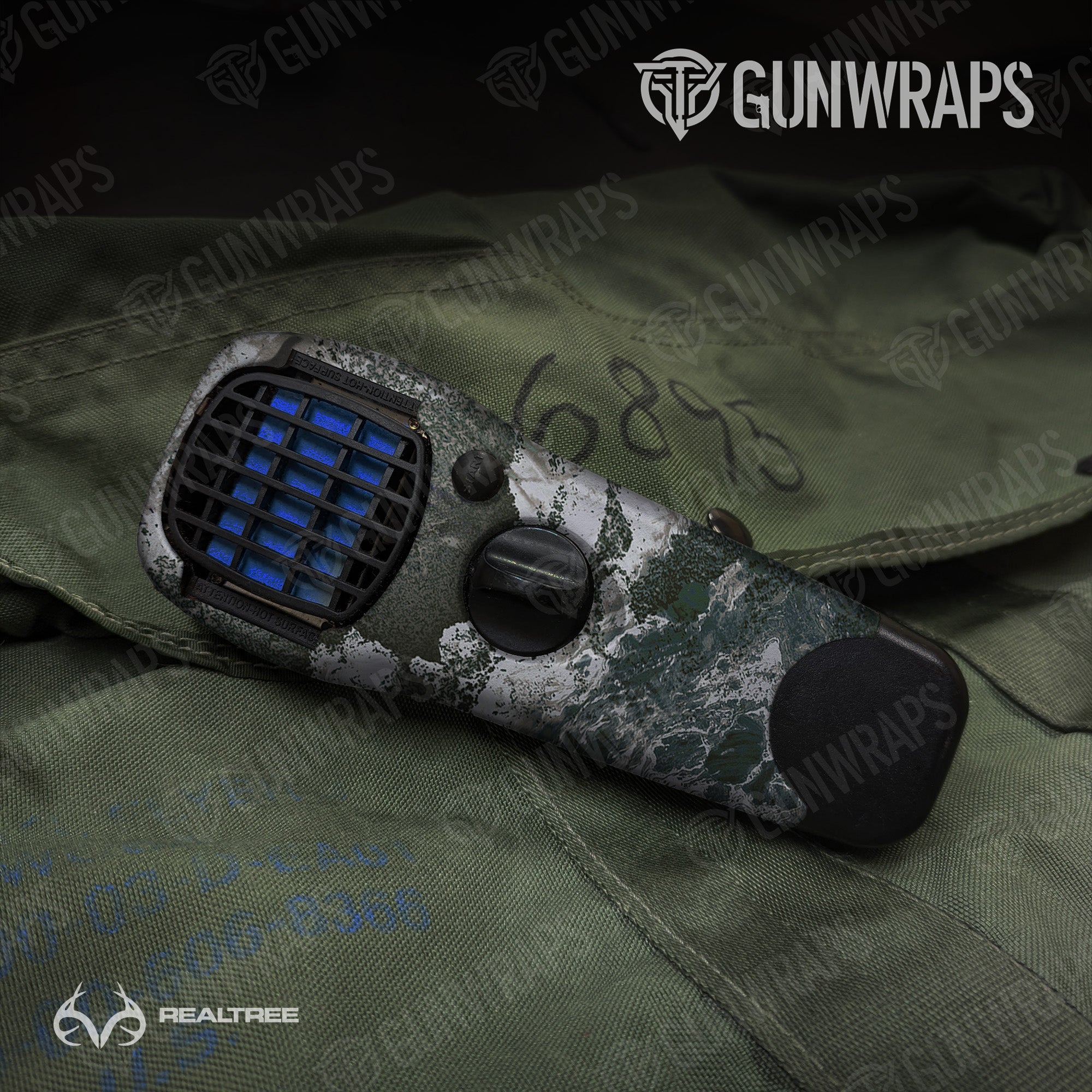Thermacell Realtree XTREME Greenland Camo Gear Skin Vinyl Wrap